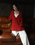 loose damaged cardigan