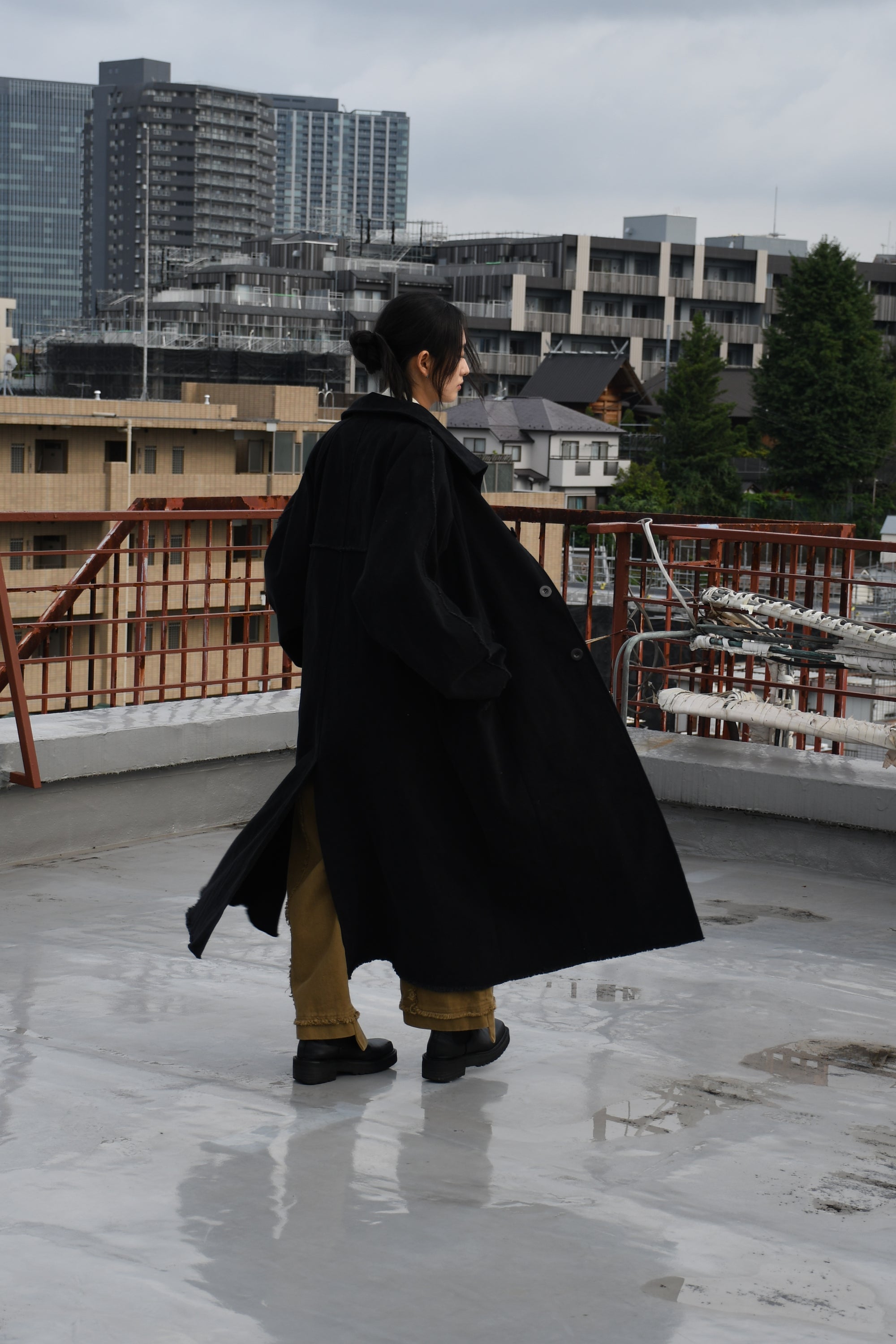 vintage like twill coat