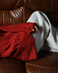 loose damaged cardigan