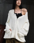 loose damaged cardigan