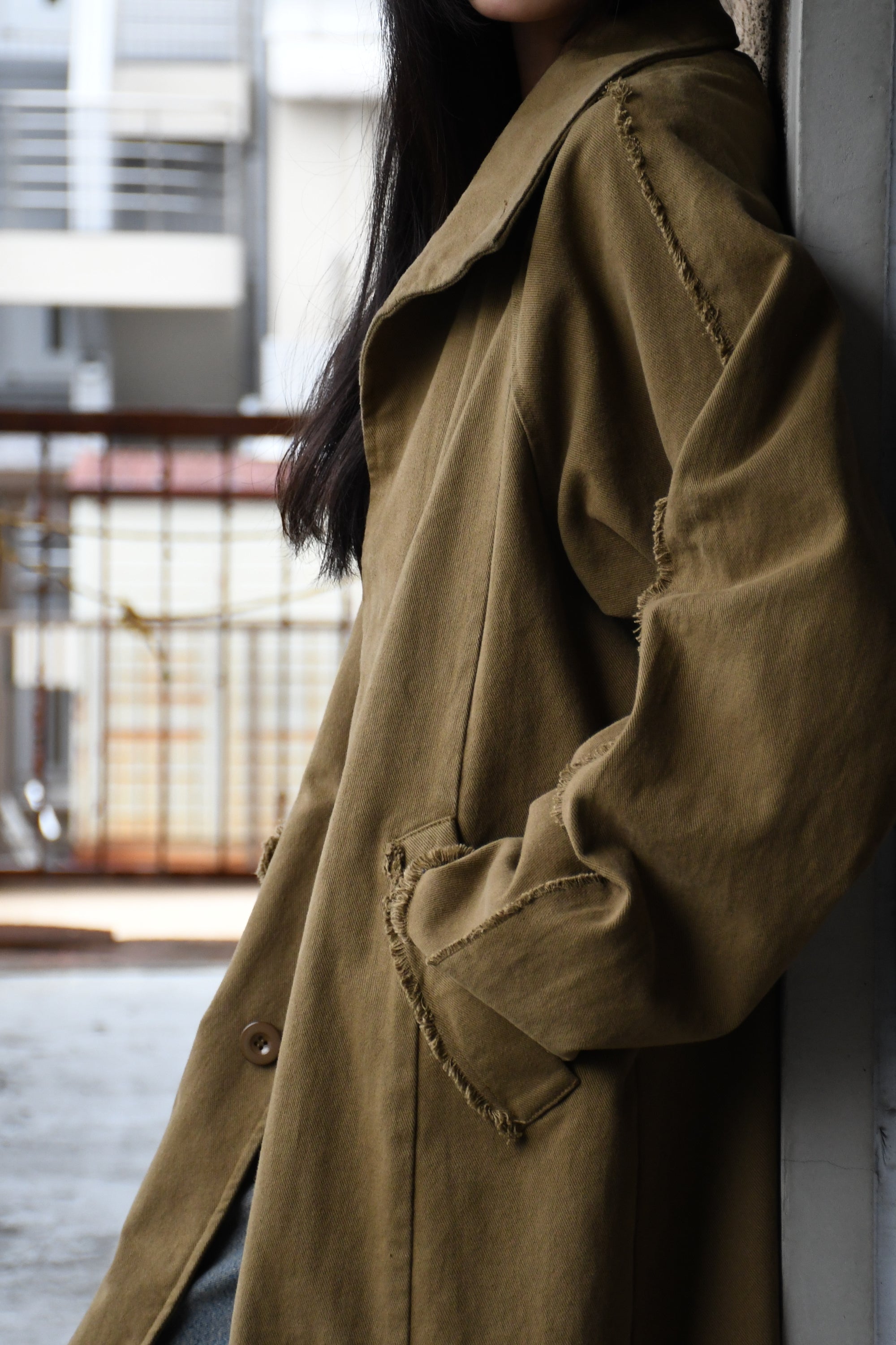 vintage like twill coat