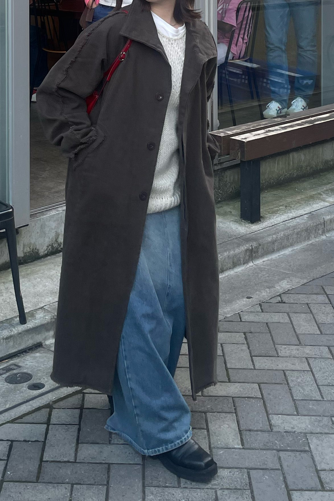 vintage like twill coat