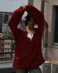 loose damaged cardigan
