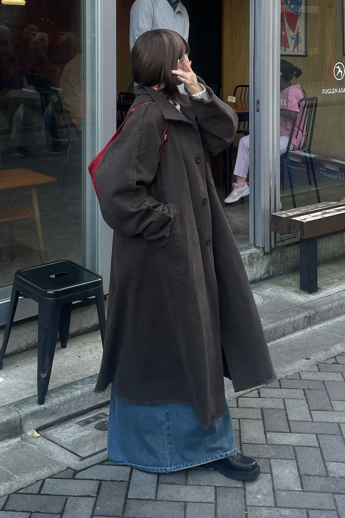 vintage like twill coat