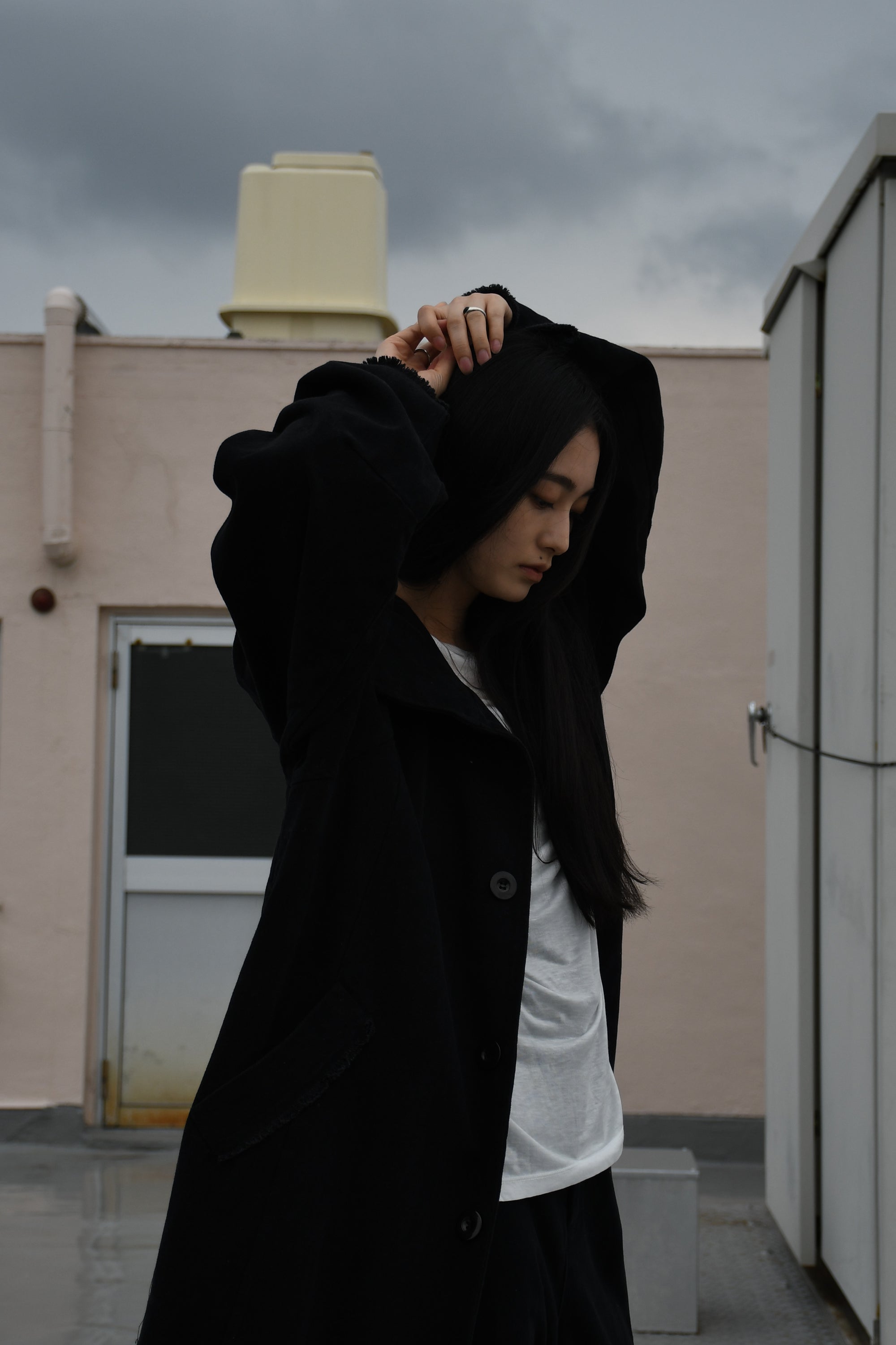 vintage like twill coat