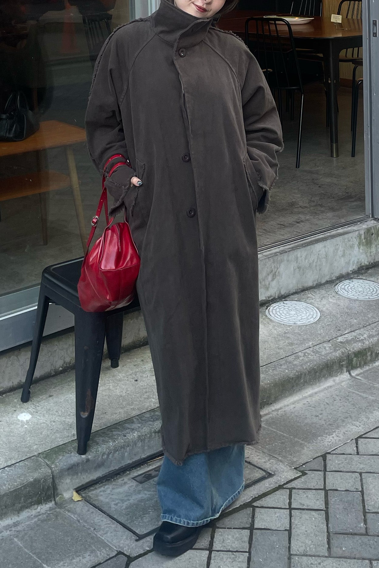 vintage like twill coat