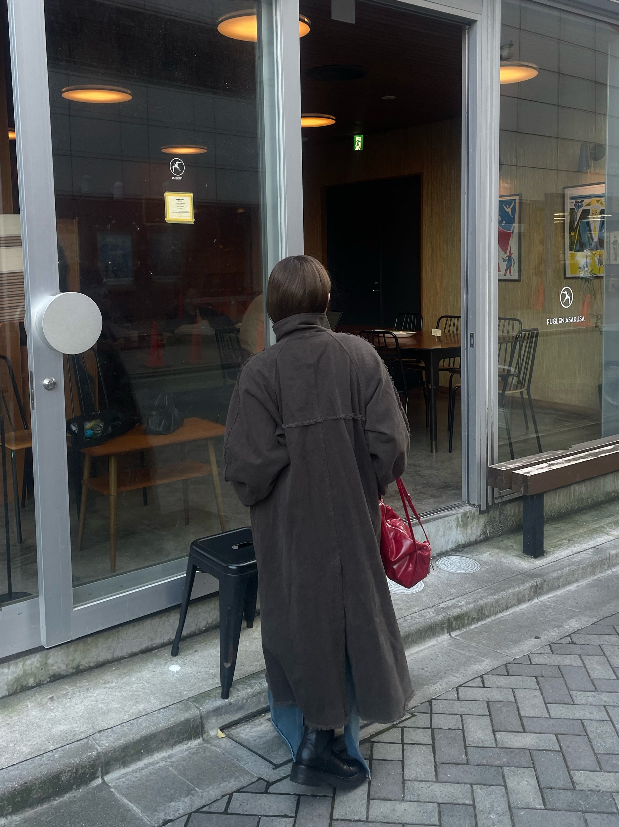 vintage like twill coat