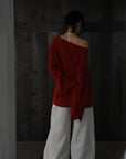 loose damaged cardigan
