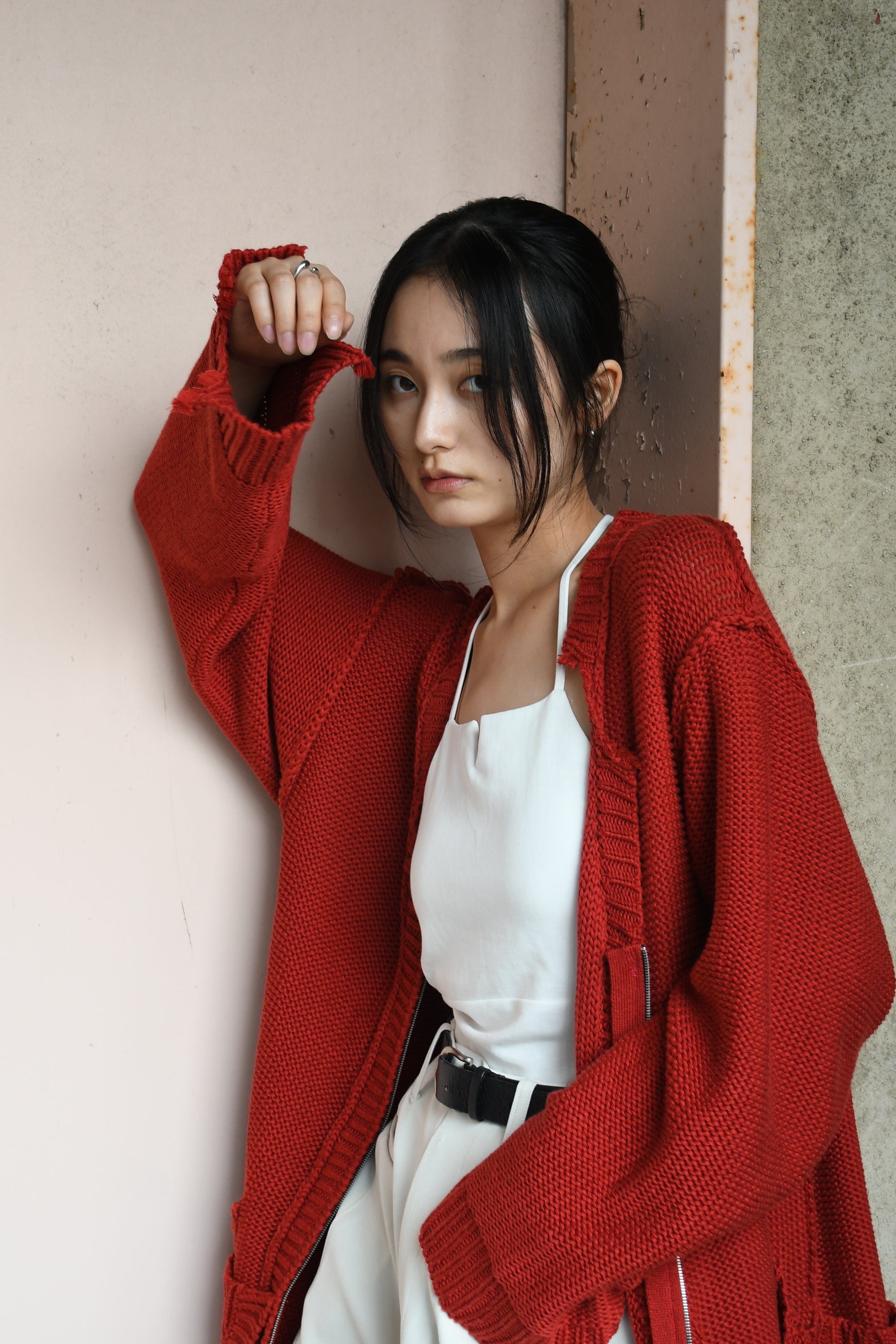 loose damaged cardigan