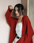 loose damaged cardigan