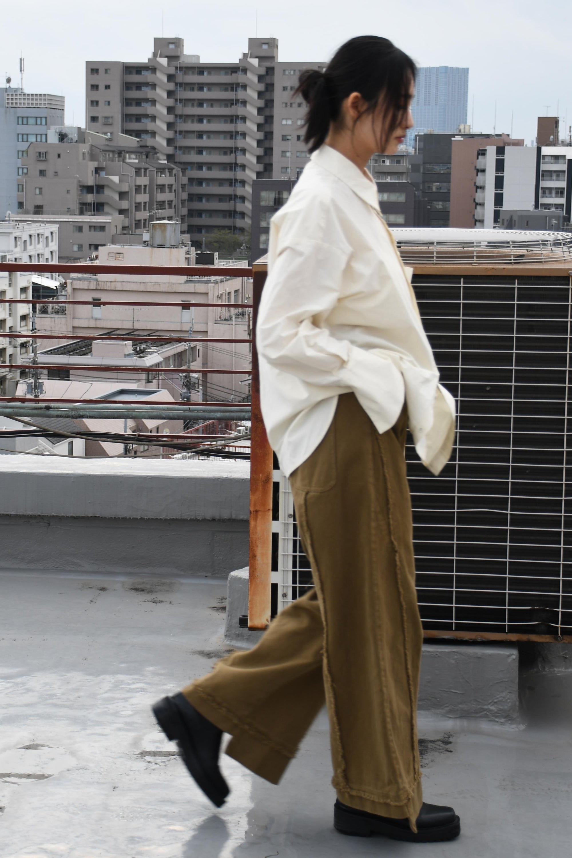 vintage like twill pants