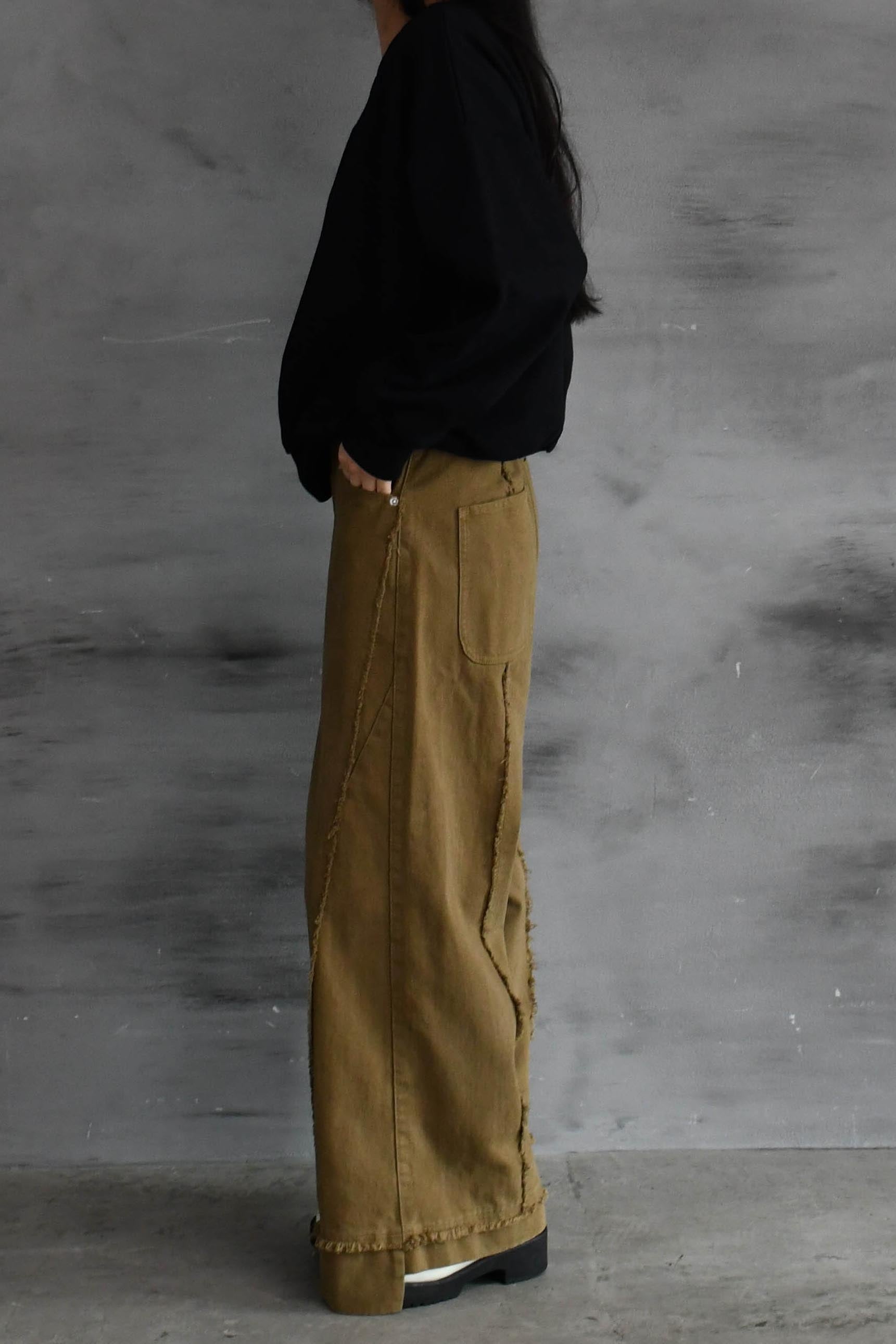 vintage like twill pants