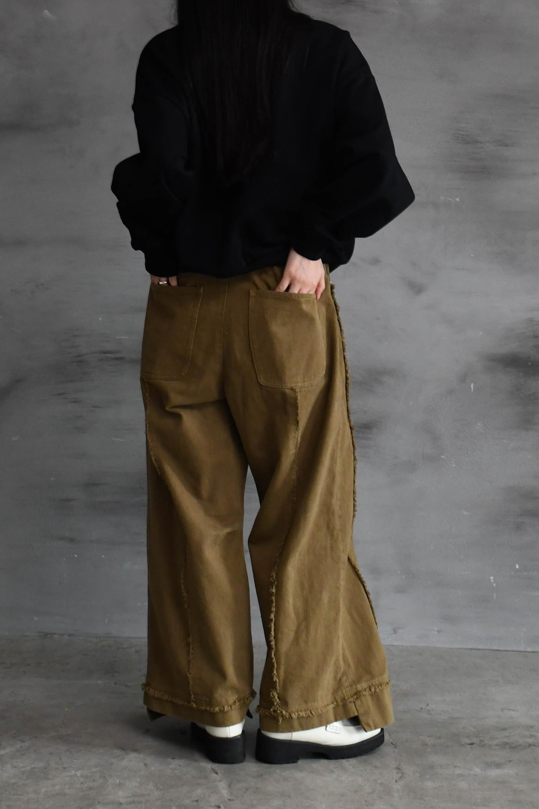 vintage like twill pants
