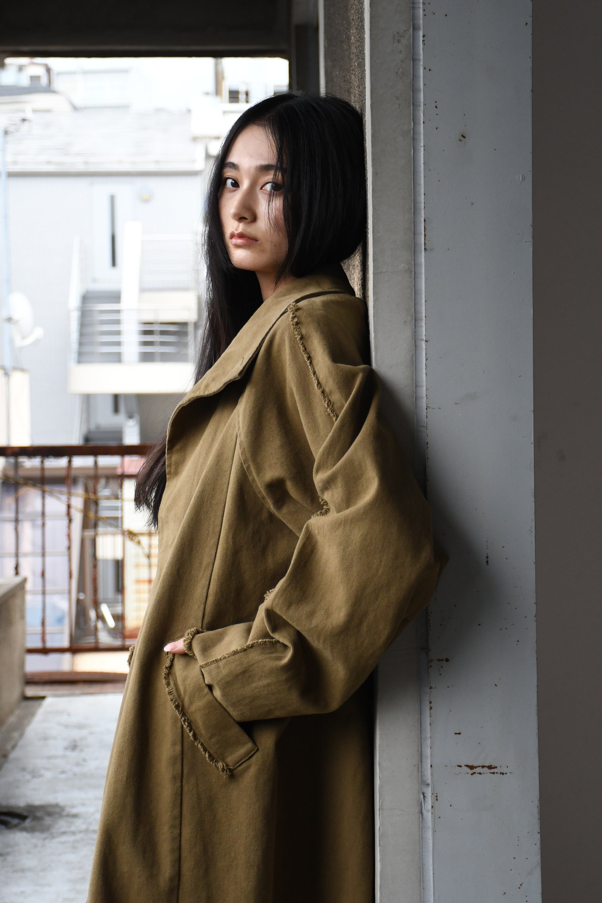 vintage like twill coat