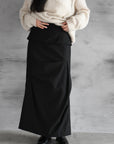 peplum tack skirt