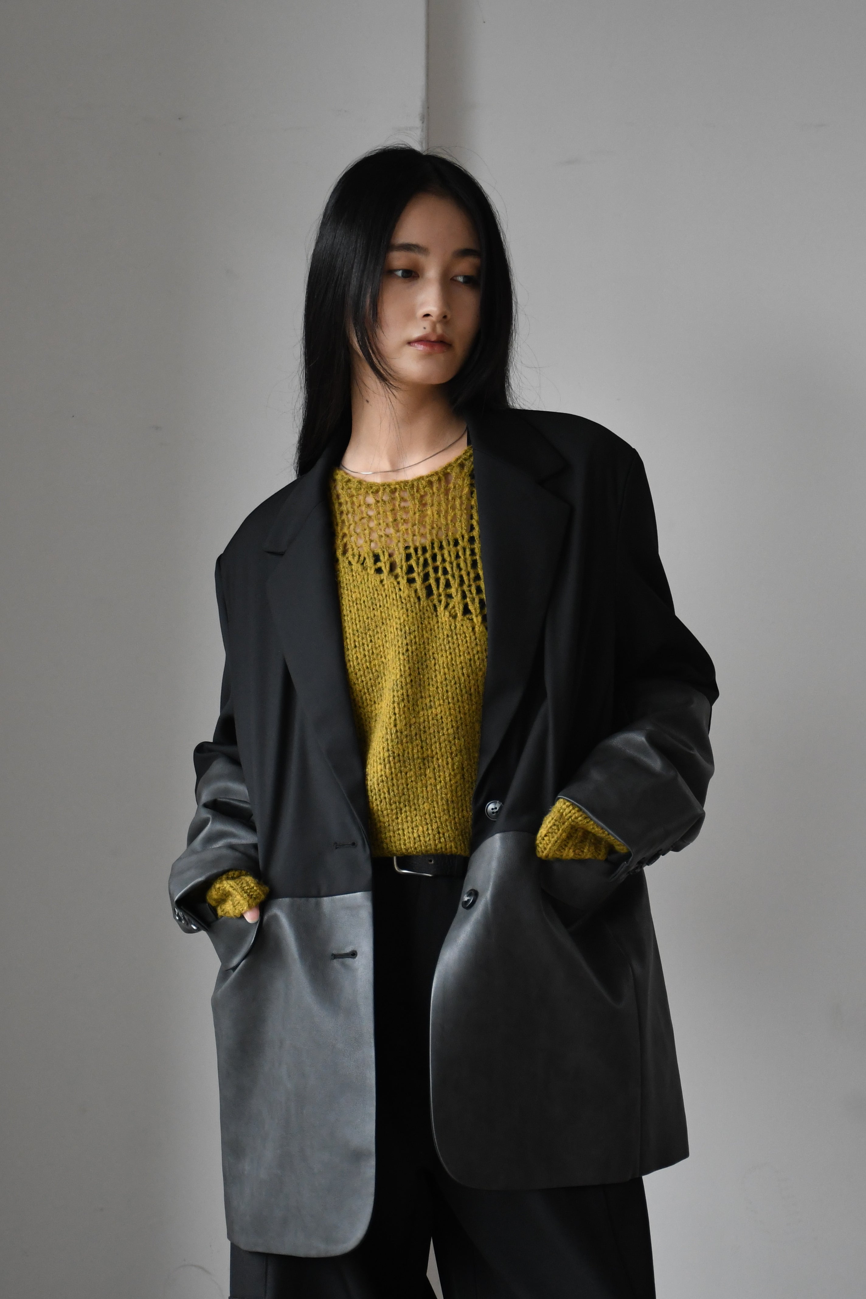 アパルトモン　border sheer knit Border Sheer Knit（ニット／セーター）｜L'Appartement